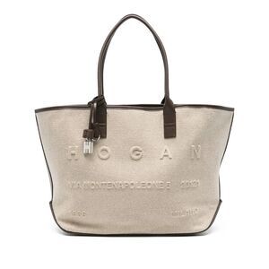 Hogan Neutrals Tote Bags Women
